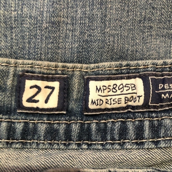 Miss Me / original / mid rise boot cut jeans / Size 27 / - Picture 8 of 14